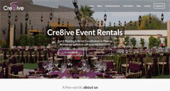 Desktop Screenshot of cre8iveevents.com